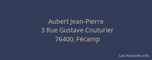 Aubert Jean-Pierre