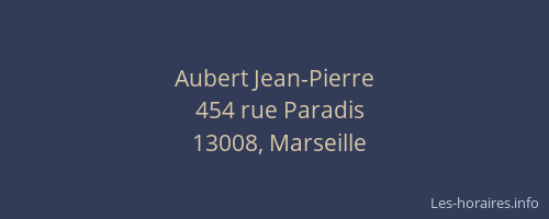 Aubert Jean-Pierre