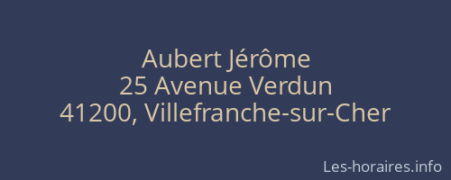 Aubert Jérôme