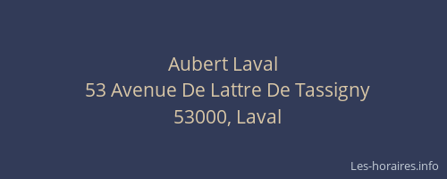 Aubert Laval
