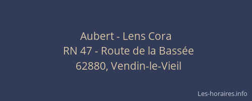 Aubert - Lens Cora