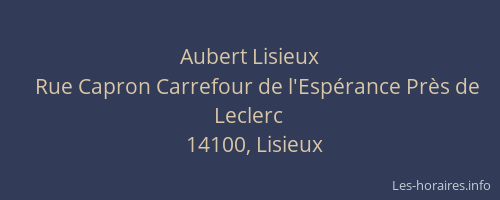 Aubert Lisieux