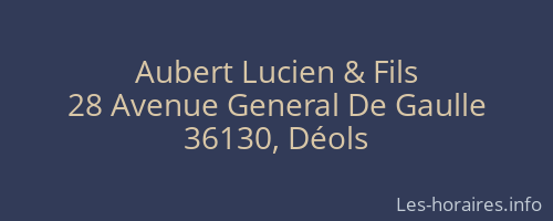 Aubert Lucien & Fils