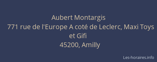 Aubert Montargis