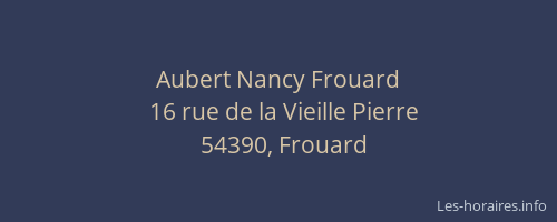 Aubert Nancy Frouard