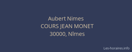 Aubert Nimes