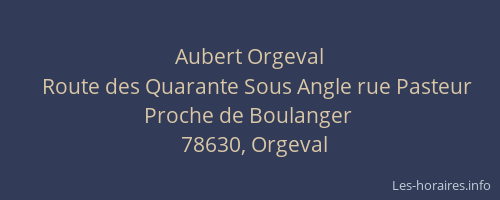 Aubert Orgeval