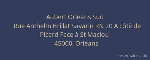 Aubert Orleans Sud