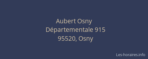 Aubert Osny