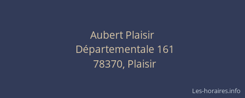 Aubert Plaisir