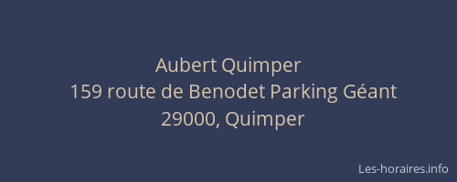 Aubert Quimper