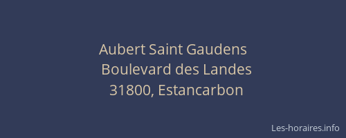 Aubert Saint Gaudens