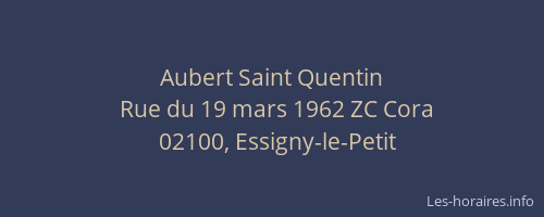 Aubert Saint Quentin