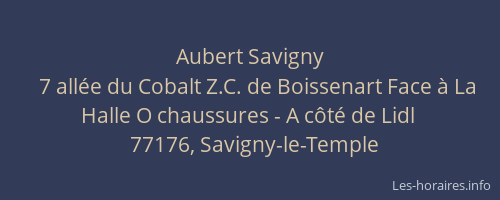 Aubert Savigny