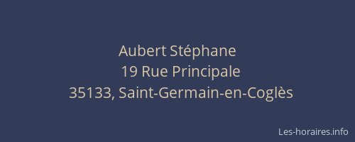 Aubert Stéphane