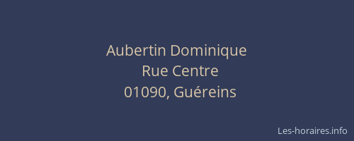 Aubertin Dominique