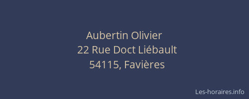 Aubertin Olivier