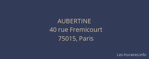 AUBERTINE