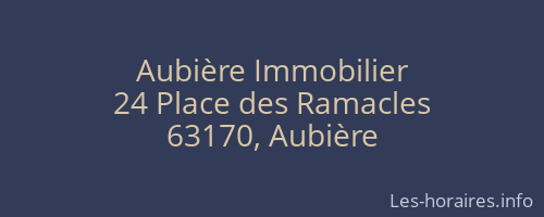 Aubière Immobilier