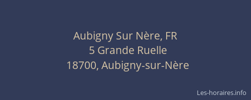 Aubigny Sur Nère, FR