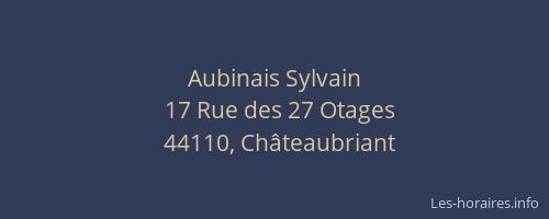 Aubinais Sylvain