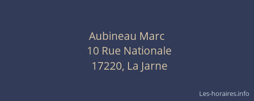 Aubineau Marc