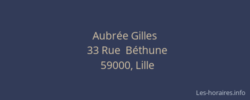 Aubrée Gilles