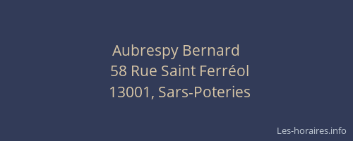 Aubrespy Bernard