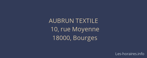 AUBRUN TEXTILE