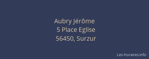 Aubry J&eacute;r&ocirc;me