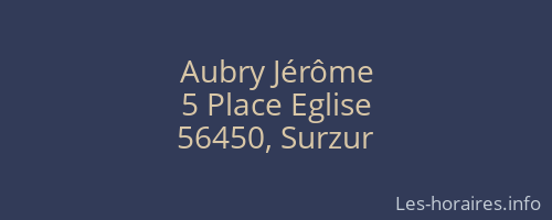 Aubry Jérôme