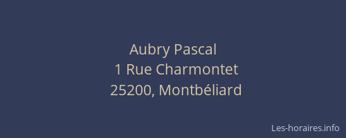 Aubry Pascal