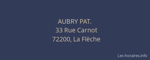 AUBRY PAT.