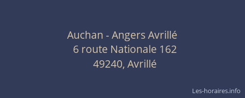 Auchan - Angers Avrillé