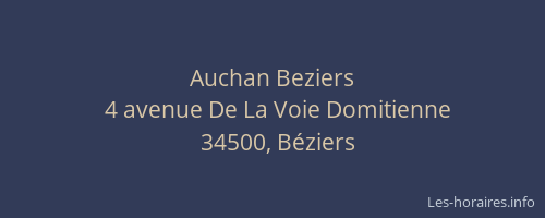 Auchan Beziers