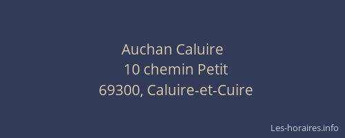 Auchan Caluire