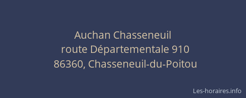 Auchan Chasseneuil