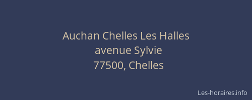 Auchan Chelles Les Halles