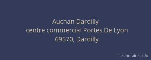 Auchan Dardilly
