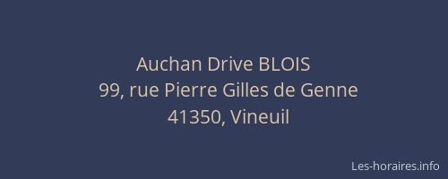 Auchan Drive BLOIS