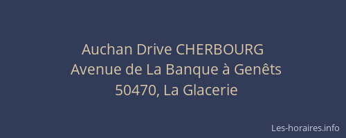 Auchan Drive CHERBOURG