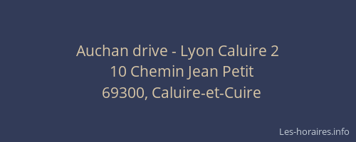 Auchan drive - Lyon Caluire 2