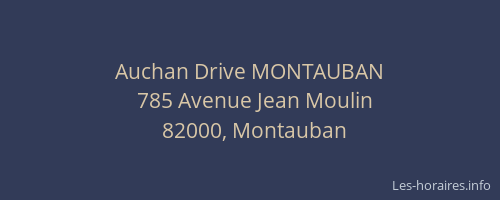 Auchan Drive MONTAUBAN