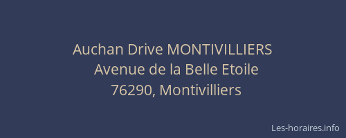 Auchan Drive MONTIVILLIERS