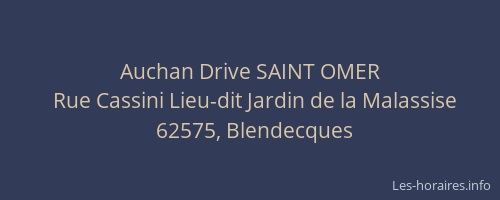 Auchan Drive SAINT OMER