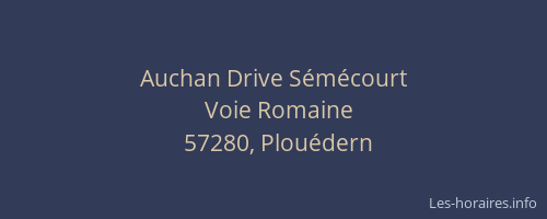Auchan Drive S&eacute;m&eacute;court