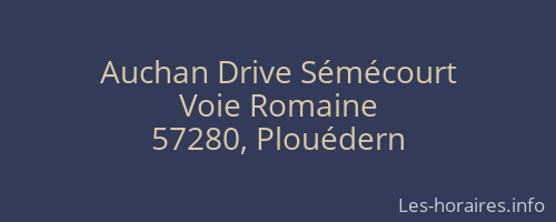 Auchan Drive Sémécourt