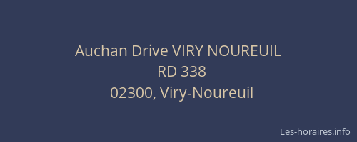 Auchan Drive VIRY NOUREUIL