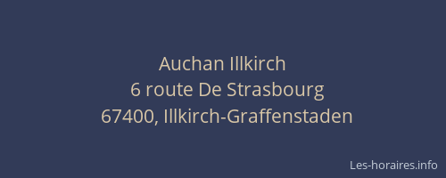 Auchan Illkirch
