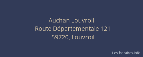 Auchan Louvroil